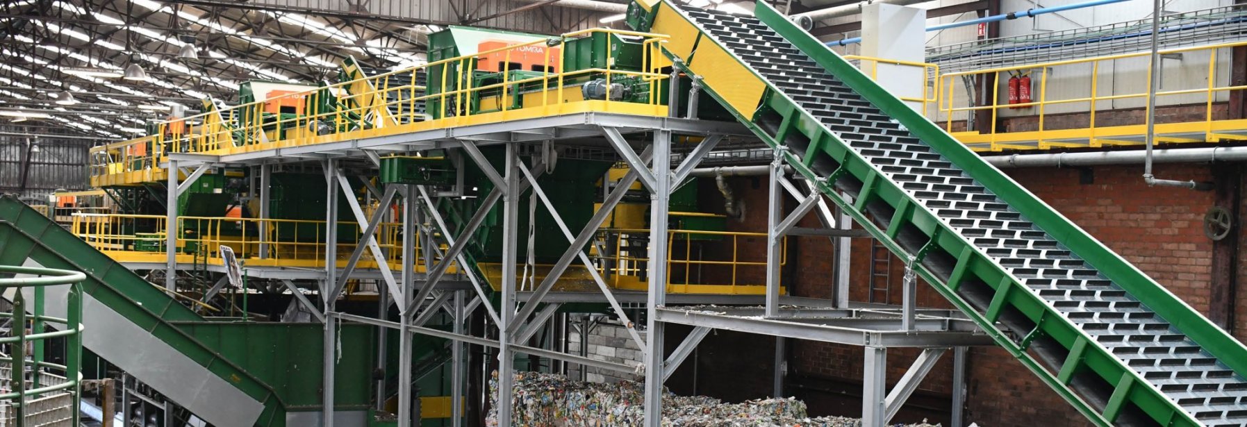 Sorteerlijn afvalrecyclage sorteringsinstallatie s